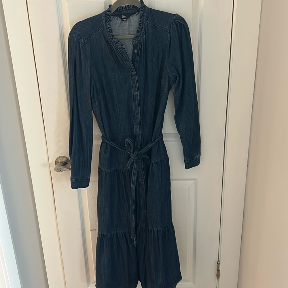 Boden Denim Maxi Dress